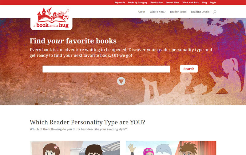 A Book And A Hug—Website & Logo